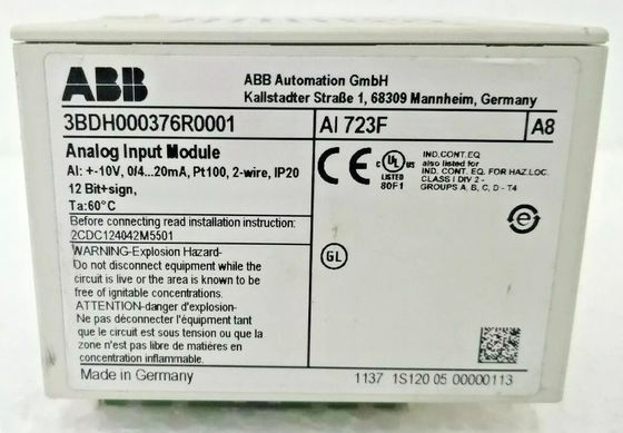 ABB AI 723F 아날로그 디지털 입력 모듈