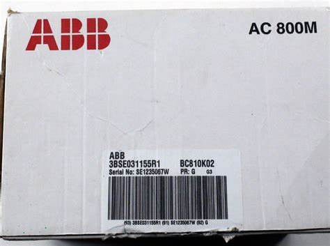 3BSE031155R1 BC810K02 통신 모듈 ABB 새 원본 상자