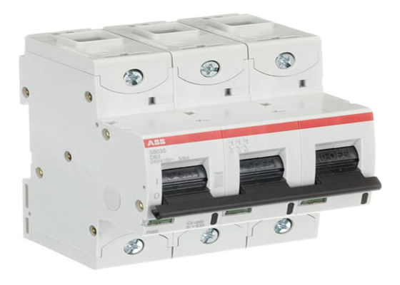ABB 2CCS863001R0631 S803S-D63는 D 특성을 가진 3극 고성능 서킷 브레이커입니다.