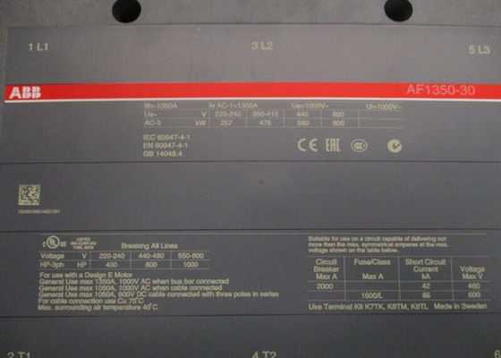 AF1350-30-22-70 100-250V 50/60Hz 또는 100-250V DC 컨택터 디지털 입력 및 출력 모듈