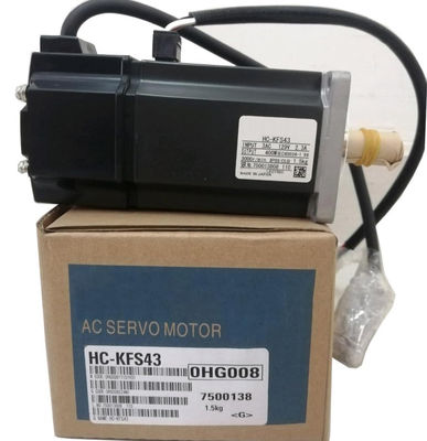 미쓰비시 HC-KFS43 AC 서보 모터 HCKFS43 박스에 밀폐 1 년 보증