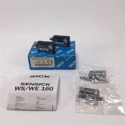 SICK WS/WE160-F440 680nm 가시적 빨간색 플라스틱 광학 센서 15mm