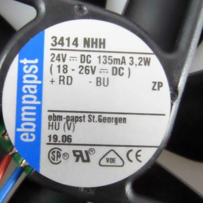 콤팩트 3414 NHH 산업 원심 환기 35000 시간 서비스 라이프 L10