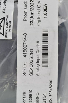 에머슨 SE4003S2B1 DeltaV 아날로그 입력 카드 8