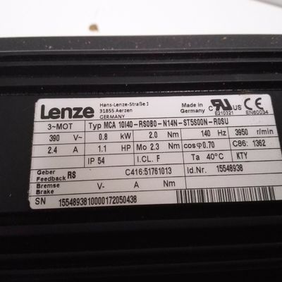 렌즈 MCA 10I40- RS0B0-N14N-ST5S00N-R0SU 1.4751242 LB-FT 토크