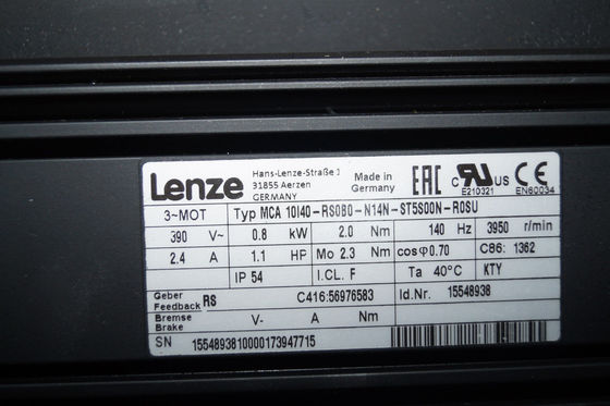 렌즈 MCA 10I40- RS0B0-N14N-ST5S00N-R0SU 1.4751242 LB-FT 토크