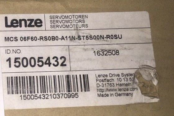 Lenze MCS 06F60-RS0B0-A11N-ST5S00N-R0SU 동기 서보 모터