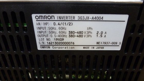 산업용 옴론 3G3JX-A4004 세르보 모터