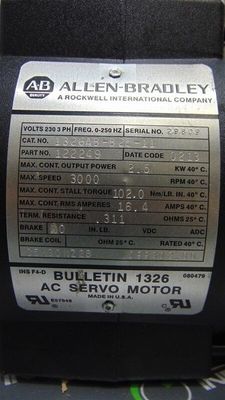 다재다능한 AB 1326AB-B2E-11 다양한 산업용 AC 서보 모터