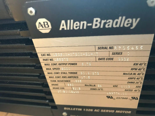 AB 1326ab-b720e-21-k7 모터서보 460V 30.9NM 3500RPM BRK