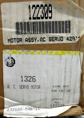 AB 1326AB-C4B-11 토크 플러스 시리즈 1391-DES AC 서보 드라이브용 서보 모터