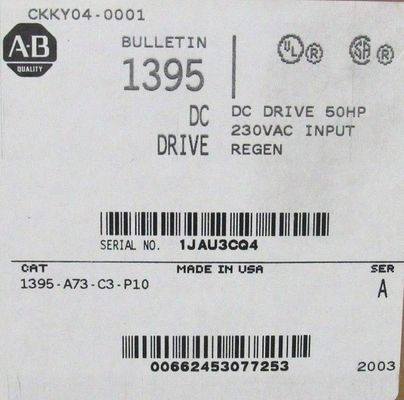 디지털 DC 드라이브 갱신 부품 AB 1395-A73-C3-P10 CE 인증 호환