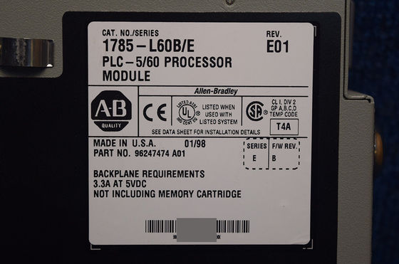 ALLEN-BRADLEY 1785-L60BE 향상된 PLC-5 프로그래밍 컨트롤러