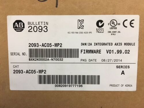 ALLEN-BRADLEY 2093-AC05-MP2 키네틱스 2000 통합 축 모듈