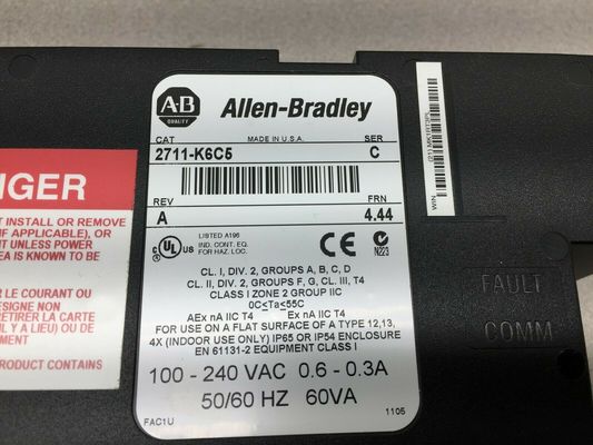 ALLEN-BRADLEY 2711-K6C5 패널 뷰 표준 터미널 사양