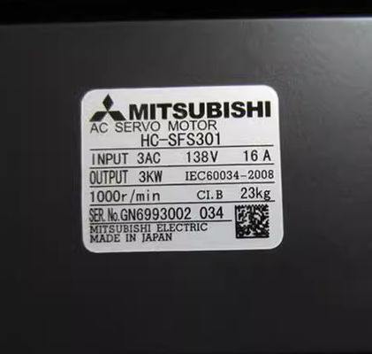 미쓰비시 HC-SFS301 AC 서보 모터 미쓰비시 HC-SFS301 산업용 서보 모터
