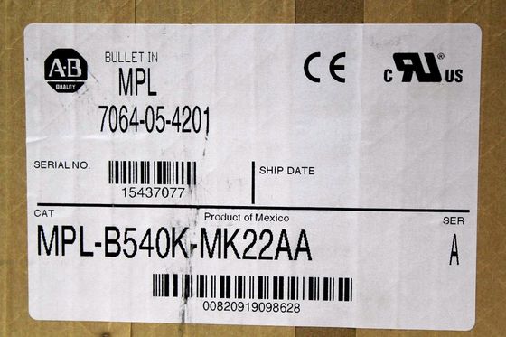 ALLEN-BRADLEY MPL-B540K-MJ22AA MPL 시리즈 MPL 480V AC 회전 서보 모터