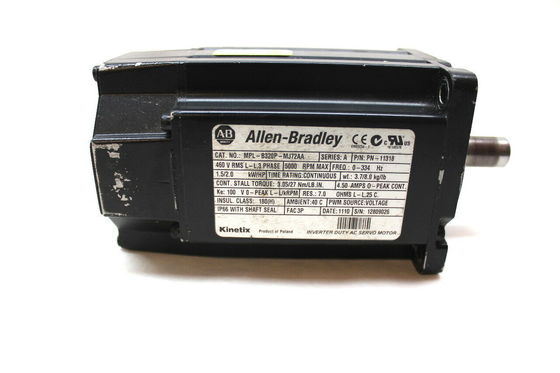 ALLEN-BRADLEY MPM-B320P-MJ72AA MPL 시리즈 MPL 480V AC 회전 서보 모터
