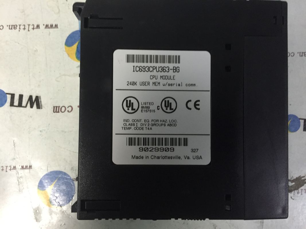 GE 파눅 IC693CPU363  시리즈 90-30 프로세서 모듈 240K 바이트 RAM과 플래시