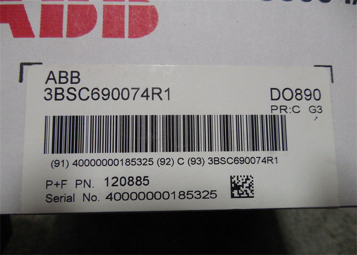 뉴 ABB 3BSC690074R1 S800 입출력 디지털 출력 모듈 DO890 PR :Ｃ 11 Ｖ, 40 마 16CH