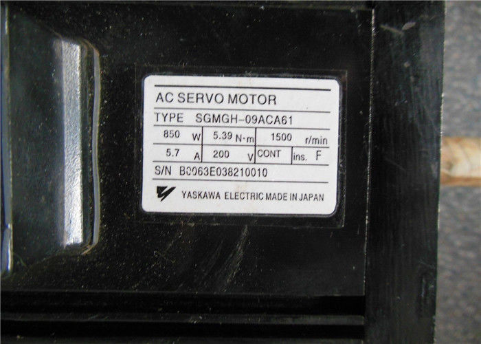 산업적 서보 모터 야스카와 5.39N.m 200V AC 서보 모터 SGMGH-09ACA21