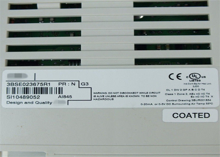새로운 ABB I 오우 모듈 3BSE023675R1 AI845 아날로그 입력. 과다하거나 한 개의 1x8ch. 하트
