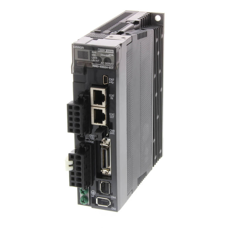 50 Ｗ부터 1.5 kW까지 옴론 R88D-KT02L 서보 드라이버 2.5A 120V 로드 200 Ｗ 230 VAC