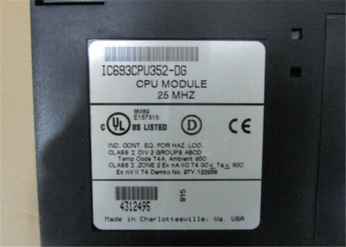 IC693CPU352 GE 파눅  240K 바이트 쉽게 잘 믿는 사용자 메모리, 4K 입출력, 8 랙, 하드웨어 부동 소수점 산술