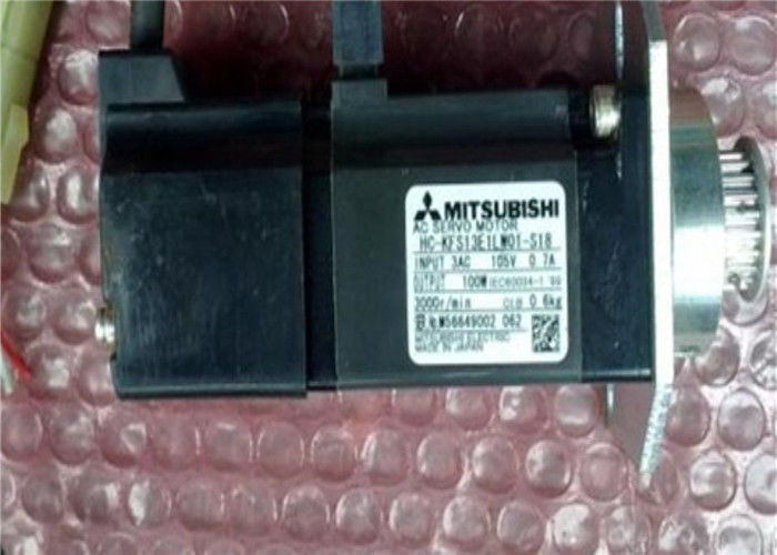 뉴 미츠비시 100W 인듀트리얼 서보 모터 HC-KFS13E1LW01-S18 3AC 105V 0.7A