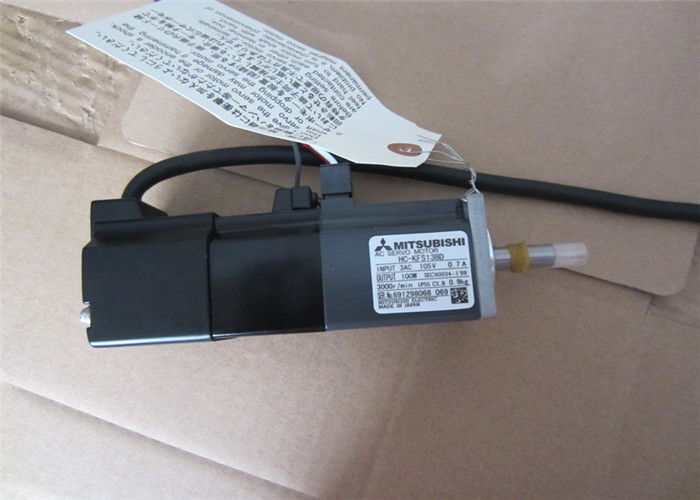 일본 미츠비시 100W 산업적 AC 일렉트릭 모터 HC-KFS13BD 3AC 105V 0.7A 서보 모터