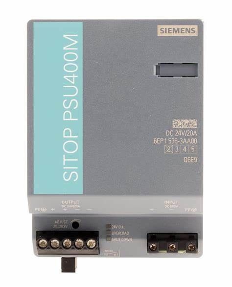 SIEMNES 6EP1536-3AA00  SITOP PSU400M 20 DC / dc 컨버터가 다음을 입력했습니다 600 Ｖ dc 출력 : 24 Ｖ DC/20 A