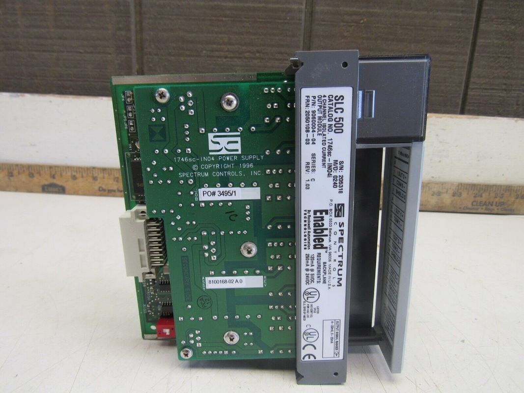 1746sc-INO4I 스펙트럼 Controls21 마 아날로그 출력 모듈 0에서 60도 셀시우스