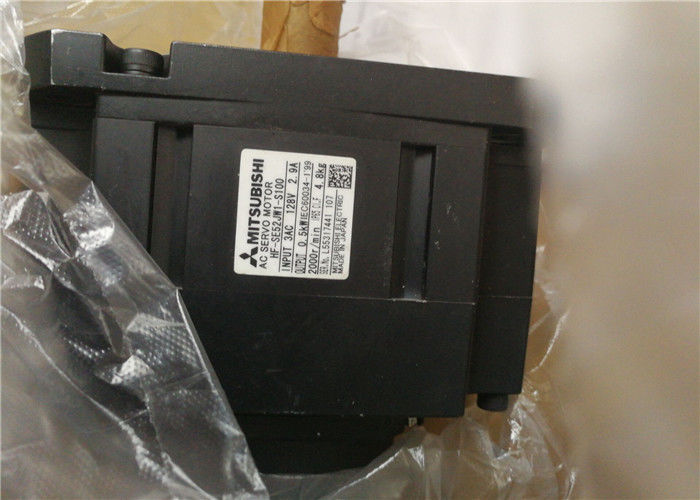 주식에서 미츠비시 매체 타성력 0.5KW AC 서보 모터 HF-SE52JW1-S100 뉴