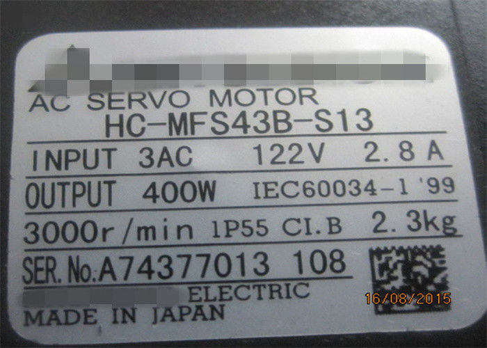미츠비시 산업적 AC 서보 모터 HC-MFS43-S13 HC-MFS43B-S13 동력 400KW