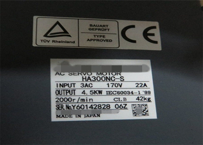 전기 3단계 AC 4.5 KW 세르보 모터 미쓰비시 M500 시리즈 HA300NC-S