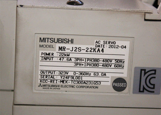 미쓰비시 로보틱스 모터 드라이버 MR-J2S-22KA4 22kW 63A AC SERVO AMPLIFIER MR-J2S-22KA