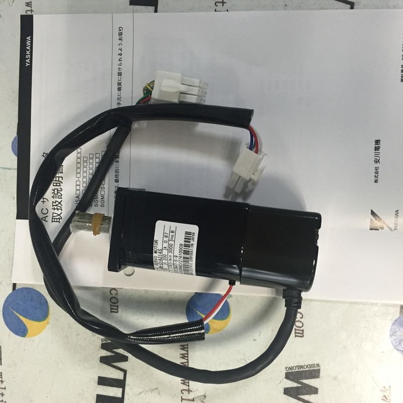 야스카와 AC 산업 서보 모터, 고전력 서보 모터 SGM-01A314S 100W 200V