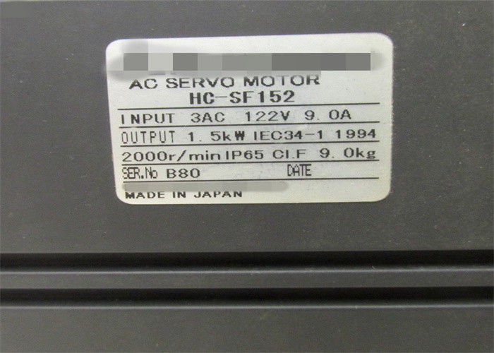 1.5Kw 3단계 서보 모터, MITSUBISHI AC 강한 서보 모터 HC-SF152 HC-SF152K