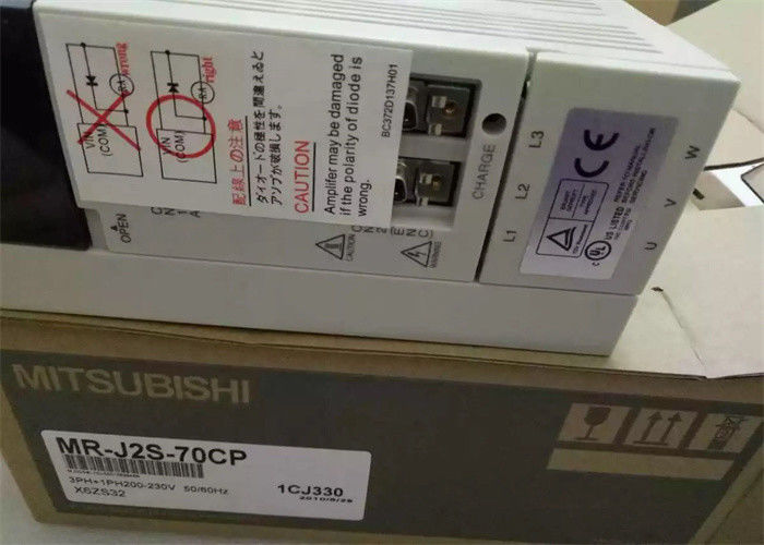 신형 미쓰비시 750W 산업용 AC 서보 모터 드라이브 MR-J2S-70CP 3단계 증폭기