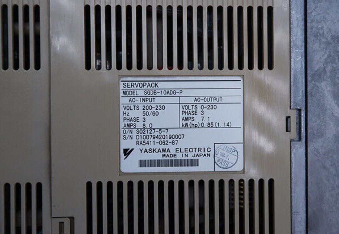 야스카와 SGDB-30ADG-P 드라이브 AC 세르보는 수리를 위해 지원됩니다 200V 3PHASE 3KW DIGITAL
