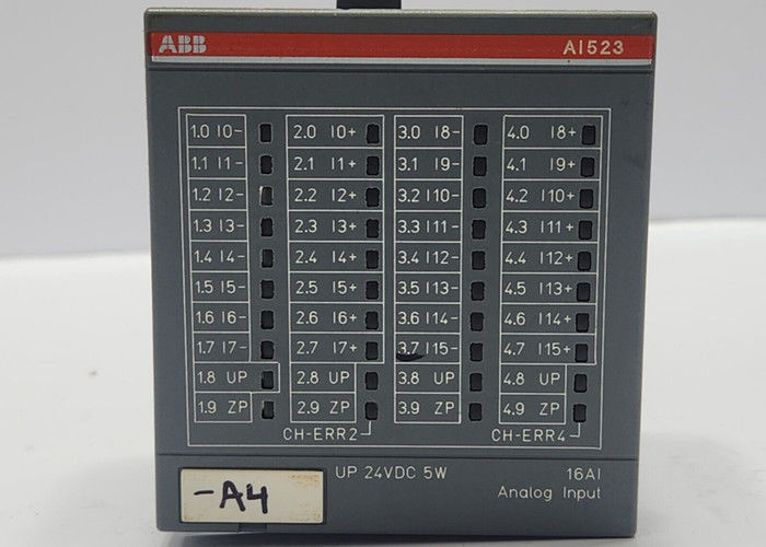 ABB AI523 1SAP250300R0001 AI523: S500 아날로그 입력 모듈 16 AI: U, I, RTD, DI.