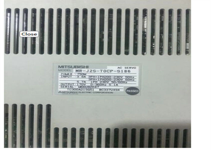 MR-J2S-40CP-S186 200-230 VAC 주파수 안정성을 위한 산업용 서보 드라이브