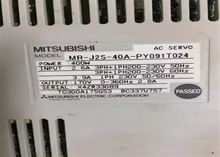 일본 제조 산업용 기계용 높은 토크 DC 서보 모터 MR-J2S-40A-PY091