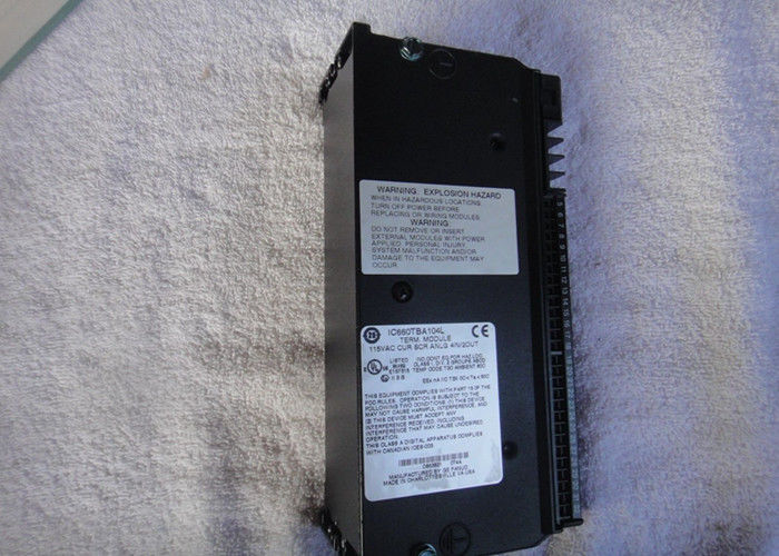 IC660TBA104 터미널 어셈블리는 GE Fanuc 터미널로 4개의 입력과 2개의 출력 회로