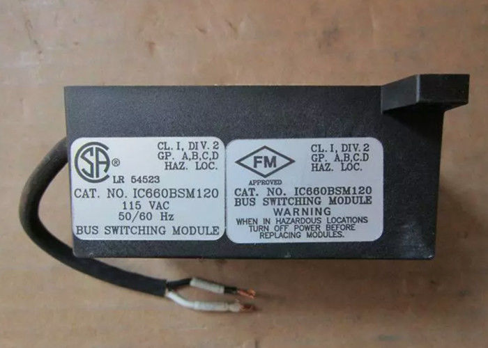 IC660BSM120는 I/O 장치를 연결하는 데 사용되는 Genius I/O 시스템 버스 스위칭 모듈입니다.