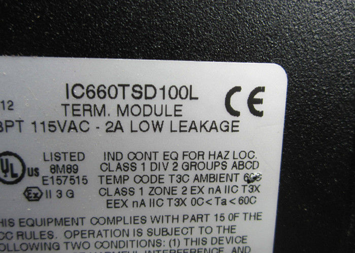 GE Fanuc IC660TSD100 터미널 어셈블리는 GE Fanuc에서 제조됩니다.
