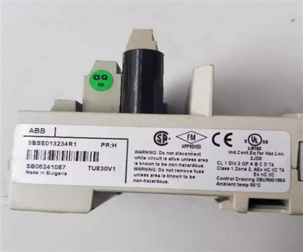 제품 ID TU830V1 3BSE013234R1 0.28 kg 불필요한 전원 공급 모듈 다이렉트릭 테스트 전압 500 V a.c.