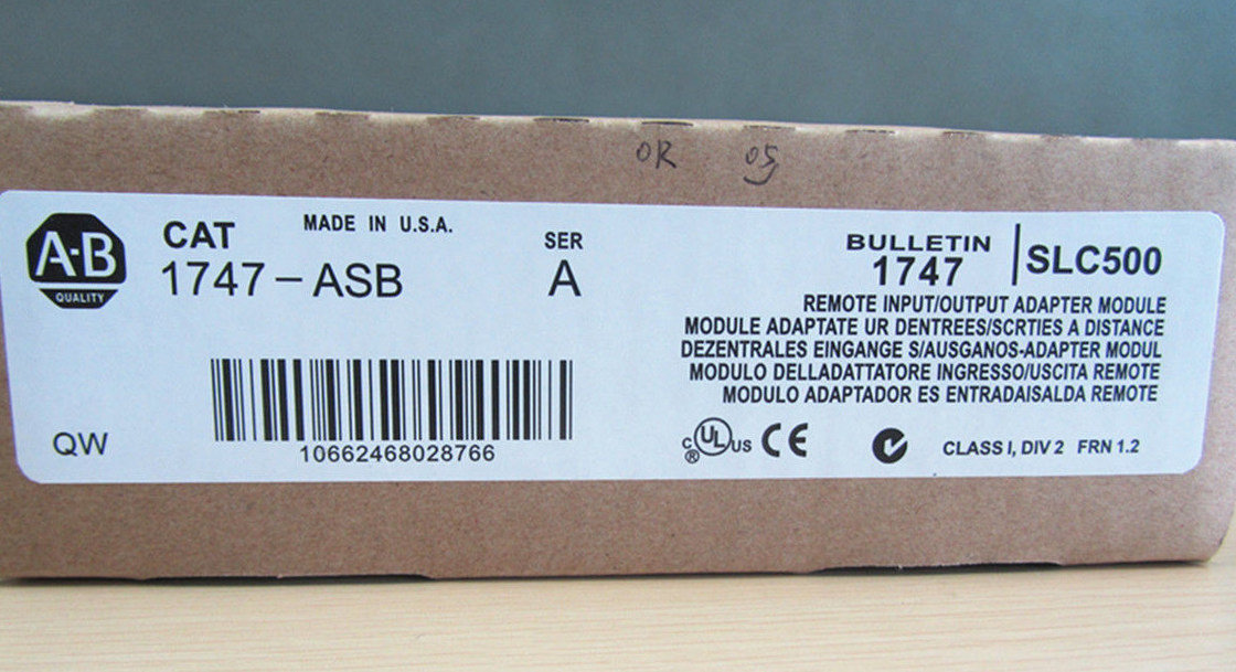 SLC 원격 I/O 어댑터 모듈 1747-ASB AB 브랜드 CE 인증