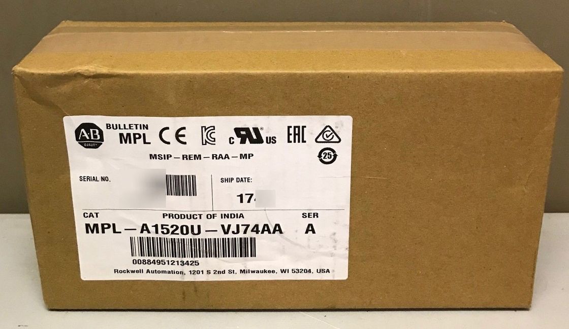 ALLEN-BRADLEY MPL-A1520U-VJ74AA MPL 시리즈 MPL 240V AC 회전 서보 모터