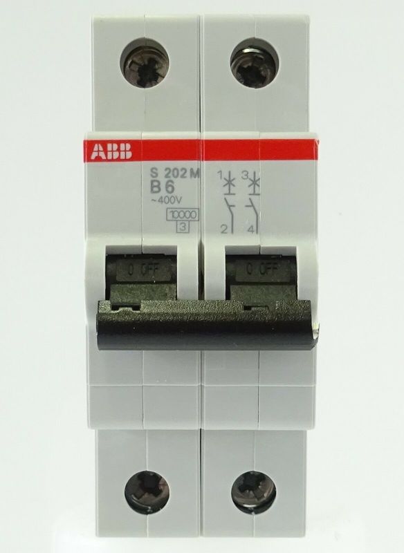 ABB 2cds272001r0065 s202m-b6 보조 접촉 코어 S200 시리즈 차단기